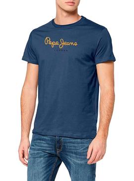 Camiseta Pepe Jeans Eggo Azul para Hombre