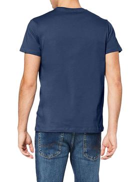 Camiseta Pepe Jeans Eggo Azul para Hombre