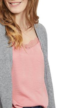 Chaqueta Vila Viril Gris para Mujer