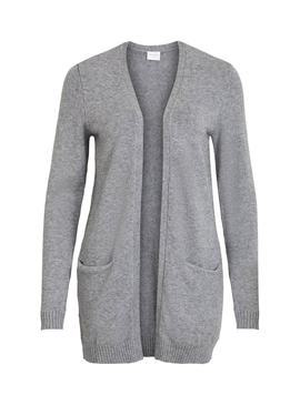 Chaqueta Vila Viril Gris para Mujer