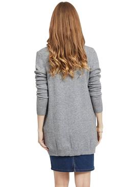 Chaqueta Vila Viril Gris para Mujer