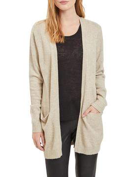 Chaqueta Vila Viril Beige para Mujer