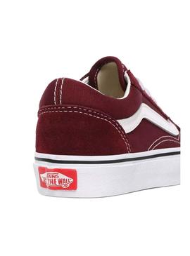 Zapatillas Vans Old Skool Granate para Niños