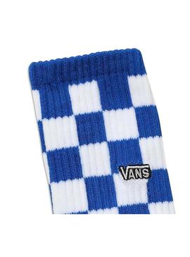 Calcetines Vans Checkerboard Azul para Niño y Niña