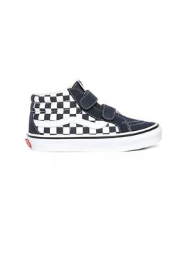 Zapatillas Vans Checkerboard SK8-Mid Marino