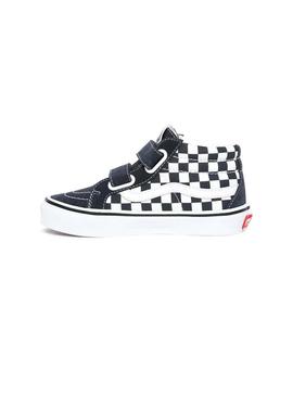 Zapatillas Vans Checkerboard SK8-Mid Marino