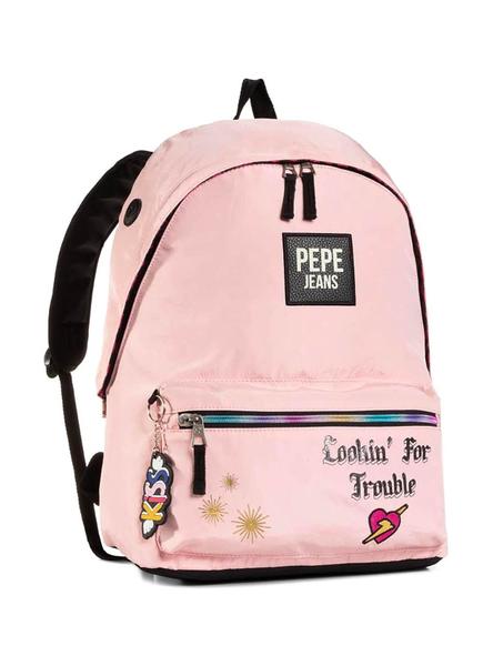 Mochila Pepe Jeans Forever Rosa Para Niña