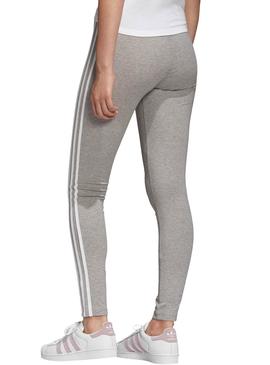 Legging Adidas 3 Stripes Gris para Mujer