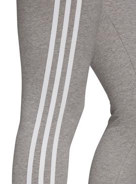 Legging Adidas 3 Stripes Gris para Mujer