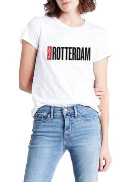 Camiseta Levis Rotterdam Blanco para Mujer