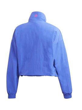 Cazadora Adidas Big Trefoil Azul para Mujer