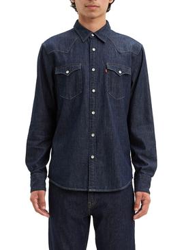 Camisa Levis Barstow Western Denim para Hombre