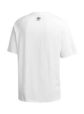 Camiseta Adidas Big Trefoil Colorblock Blanco
