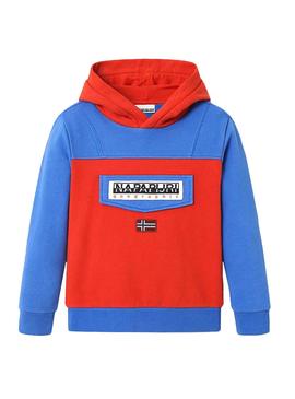 Sudadera Napapijri Burgee Azul para Niño