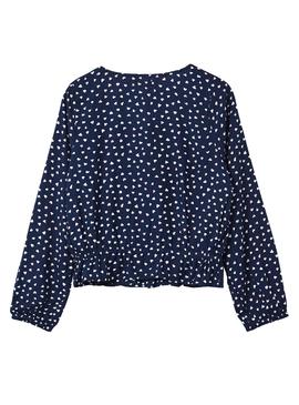 Blusa Pepe Jeans Susan Azul Para Niña