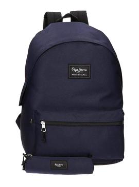 Mochila Pepe Jeans Aris Marino Para Niño y Niña