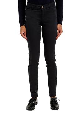 Pantalon Naf Naf Skinny Marino Para Mujer