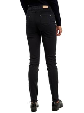 Pantalon Naf Naf Skinny Marino Para Mujer