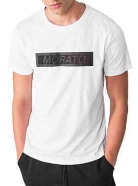 Camiseta Antony Morato Bicolor Logo Blanco Hombre