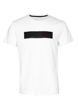 Camiseta Antony Morato Bicolor Logo Blanco Hombre