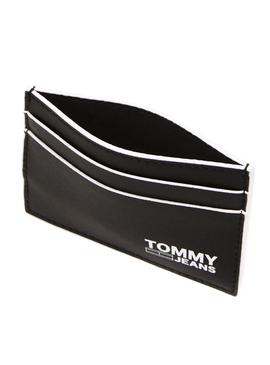 Tarjetero Tommy Jeans Holder Negro para Hombre