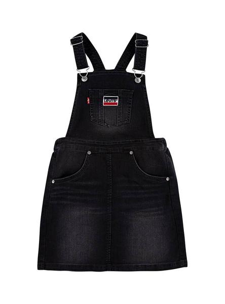 Peto Levis Negro Para Niña