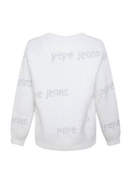 Jersey Pepe Jeans Audrey Blanco Para Niña