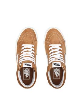 Zapatillas Vans SK8-HI Piel Camel Hombre y Mujer