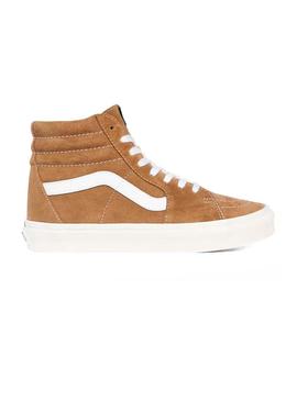 Zapatillas Vans SK8-HI Piel Camel Hombre y Mujer