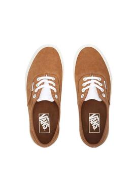 Zapatillas Vans Authentic Piel Camel Para Mujer