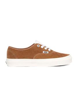 Zapatillas Vans Authentic Piel Camel Para Mujer