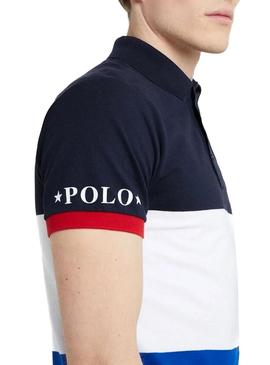 Polo Polo Ralph Lauren Sleeve Knit Stripes Azul