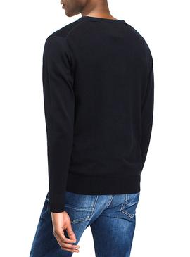 Jersey Tommy Hilfiger Core Silk Marino Para Hombre
