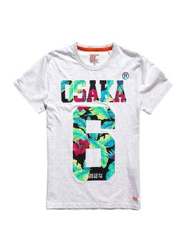 Camiseta Superdry Hibiscus Gris