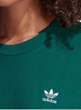 Vestido Adidas Trefoil Verde Mujer