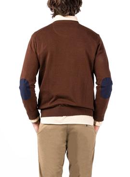 Jersey El Ganso Coderas Marron para Hombre