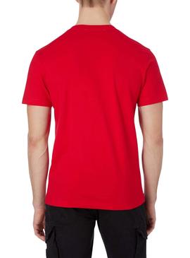 Camiseta Calvin Klein Jeans Instit Rojo Hombre