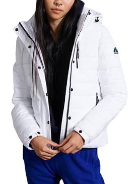 Cazadora Superdry Classic Fuji Blanco para Mujer