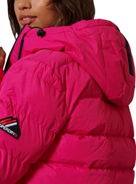 Cazadora Superdry Spirit Fucsia para Mujer