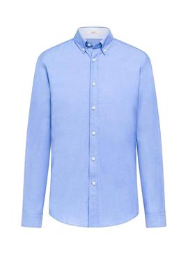 Camisa Hackett HKT Oxford Azul para Hombre