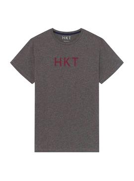 Camiseta Hackett HKT Basic Gris para Hombre