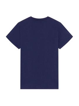 Camiseta Hackett HKT Basic Azul Marino para Hombre