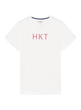 Camiseta Hackett HKT Basic Blanco para Hombre