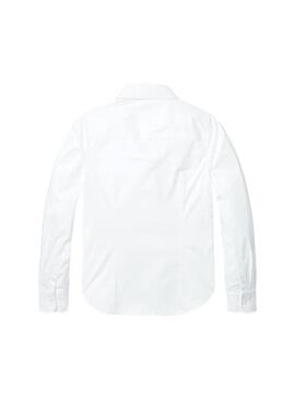 Camisa Tommy Hilfiger Poplin Blanca
