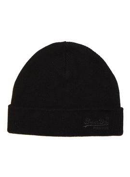 Gorro Superdry Orange Label Negro para Hombre