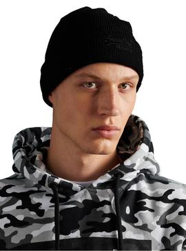 Gorro Superdry Orange Label Negro para Hombre