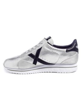 Zapatillas Munich Sapporo sky Plateado para Mujer.