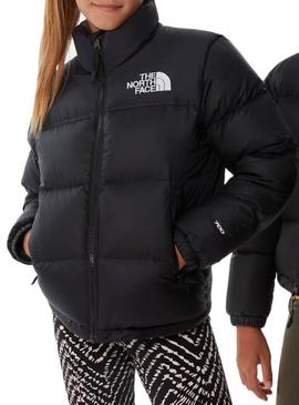 Cazadora The North Face Nuptse Negro Niña y Niño