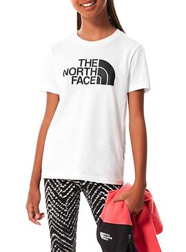 Camiseta The North Face Easy Blanco Niño y Niña