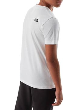 Camiseta The North Face Easy Blanco Niño y Niña